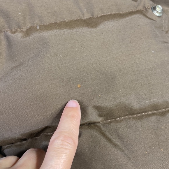 Vintage Stearns Reversible Tan Brown Goose Down Puffer Vest Size Medium 80s - Picture 9 of 11